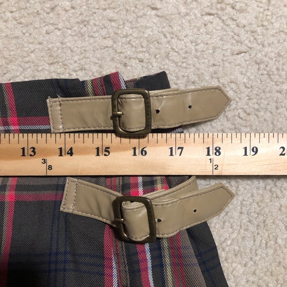 Tommy Hilfiger Wrap Around Pleated Plaid Skirt Size 12 - Picture 8 of 9